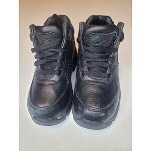 Nike Air Max Goadome (TD) 311569-001 Black Leather Boots Sneakers Youth Size 9C